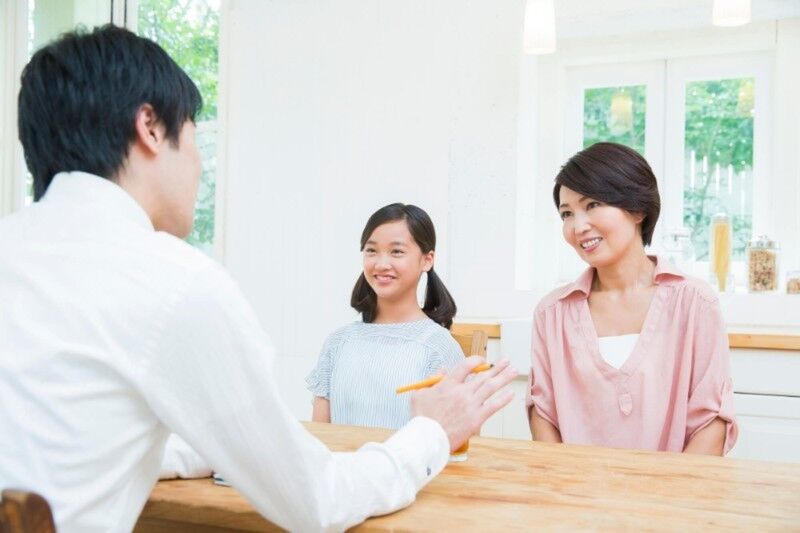 親子で悩みの相談